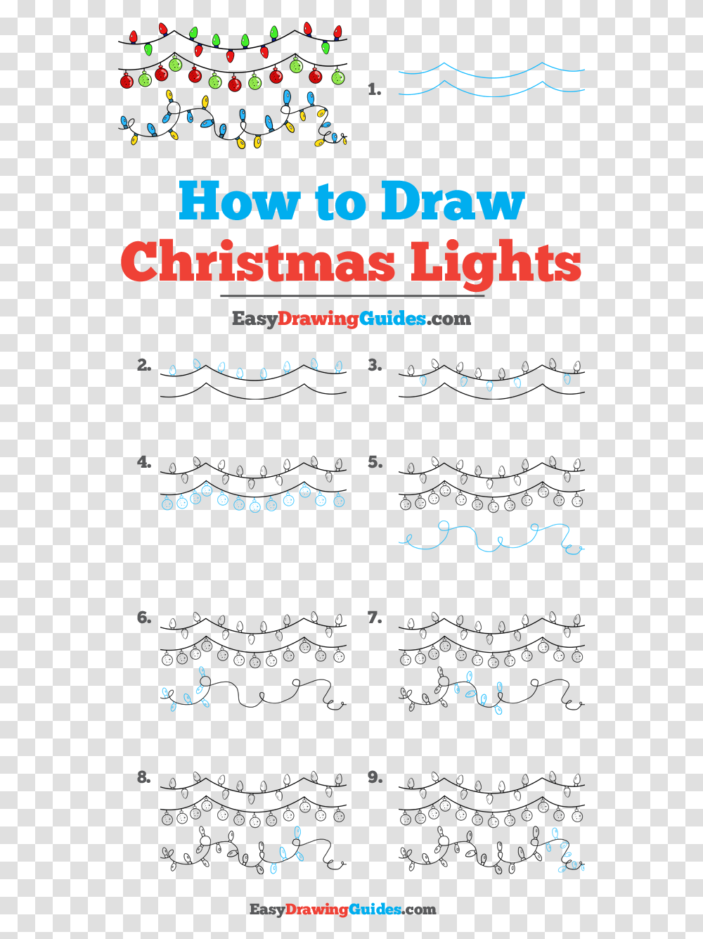 How To Draw Christmas Lights Really Easy Drawing Tutorial Kylo Ren Drawing Easy Step By Step Text Super Mario Pac Man Transparent Png Pngset Com