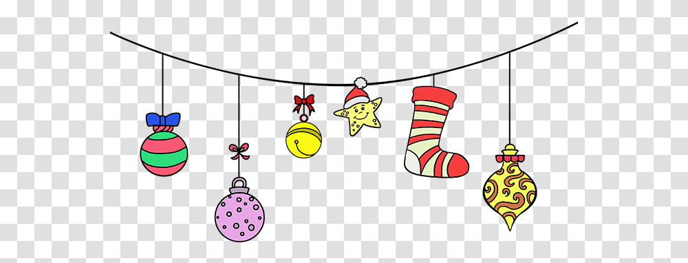 How To Draw Christmas Ornaments Really Easy Drawing Tutorial Easy Christmas Ornaments Drawings, Christmas Stocking, Gift Transparent Png