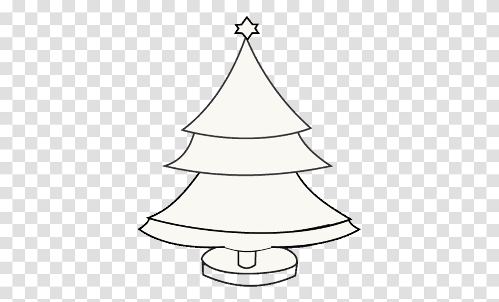 How To Draw Christmas Tree White Christmas Tree Drawing, Lamp, Plant, Ornament, Silhouette Transparent Png