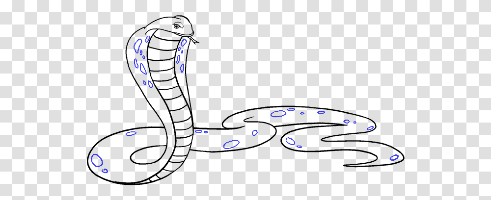How To Draw Cobra Draw A Cobra Snake, Light, Flare, Alphabet Transparent Png