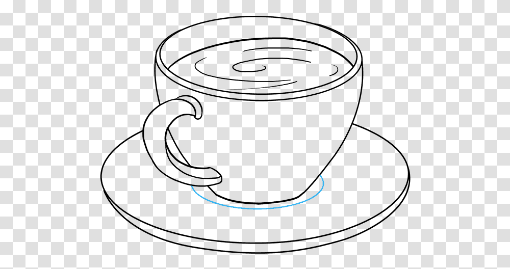 How To Draw Coffee Cup Draw Liquid In A Cup, Outdoors, Moon, Outer Space, Night Transparent Png