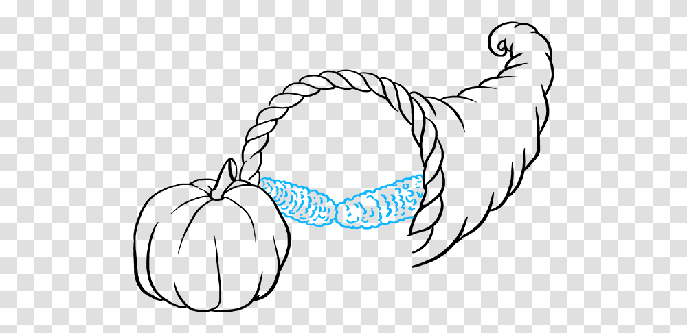 How To Draw Cornucopia Line Art, Accessories, Accessory, Jewelry, Crown Transparent Png