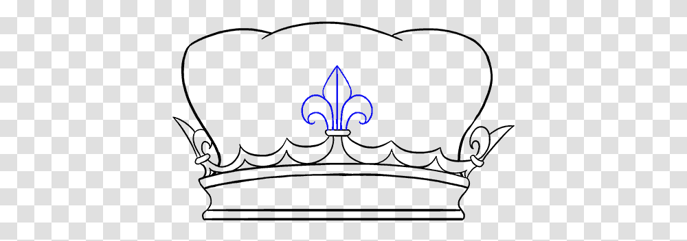 How To Draw Crown Draw A Crown, Logo, Trademark, Emblem Transparent Png