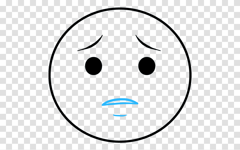 How To Draw Crying Emoji Draw A Crying Face, Photography Transparent Png