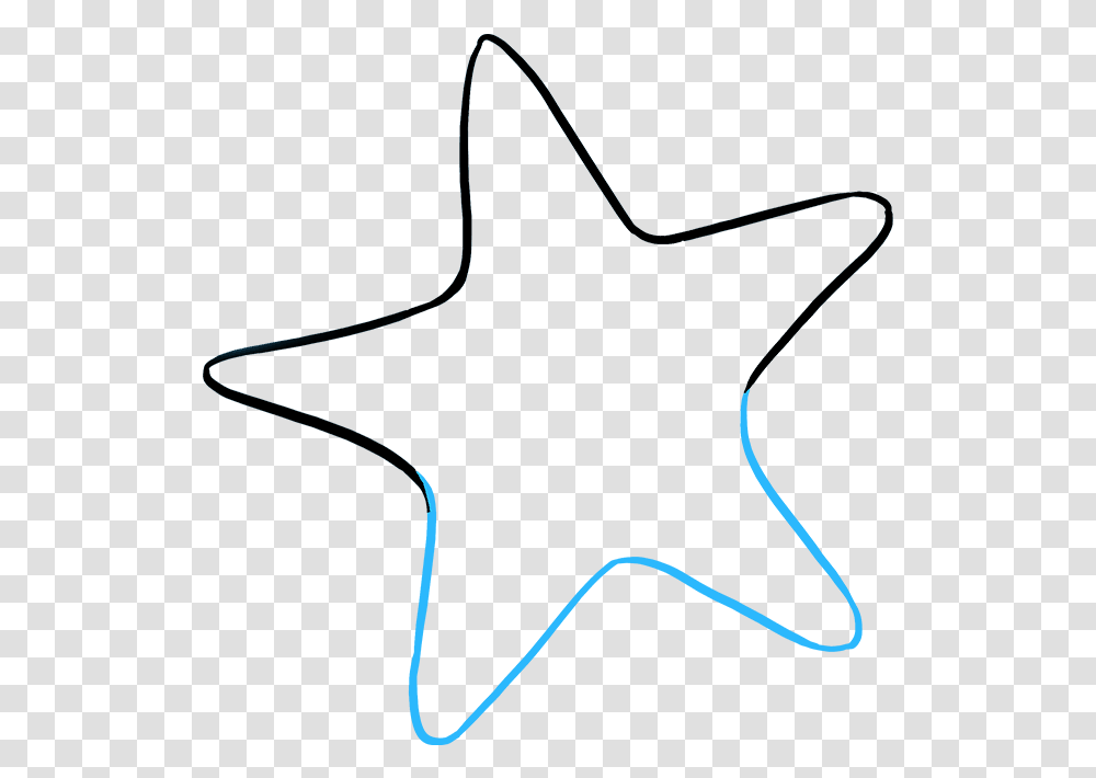 How To Draw Cute Starfish Easy Starfish To Draw, Bow, Star Symbol Transparent Png