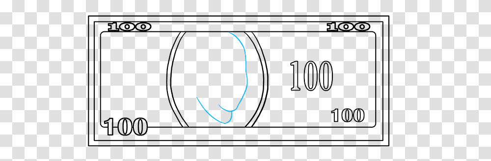 How To Draw Dollar Bill Circle, Label, Handwriting, Hair Transparent Png