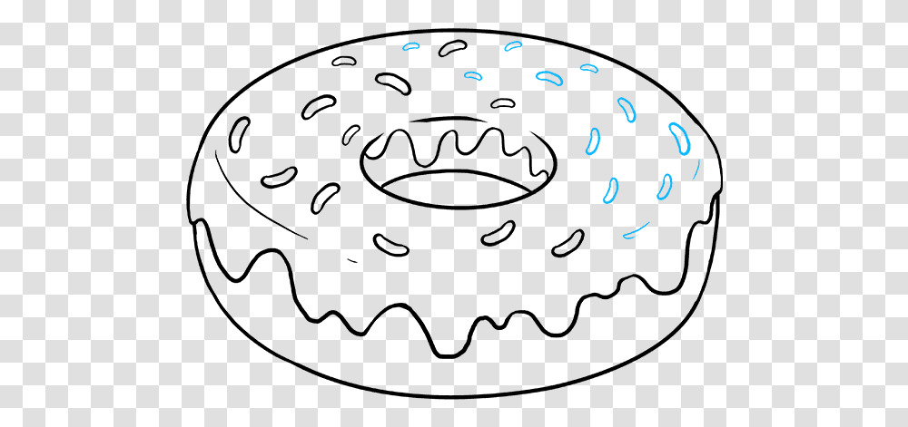 How To Draw Donut Easy To Draw Donut, Electronics, Word, Computer Transparent Png