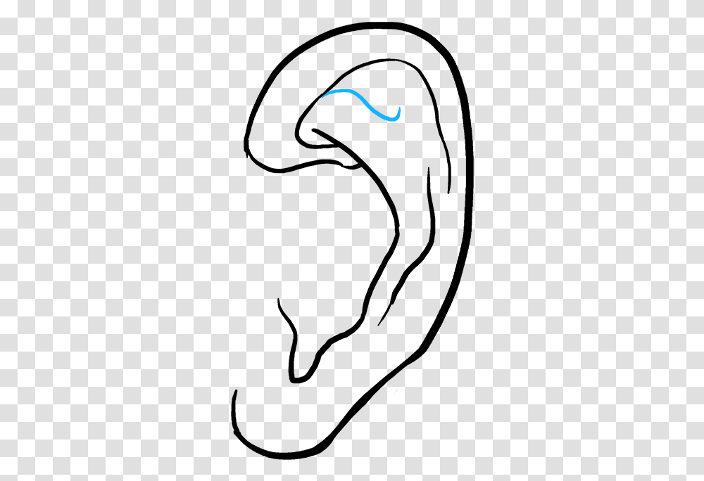 How To Draw Ear, Leisure Activities, Face, Sport Transparent Png