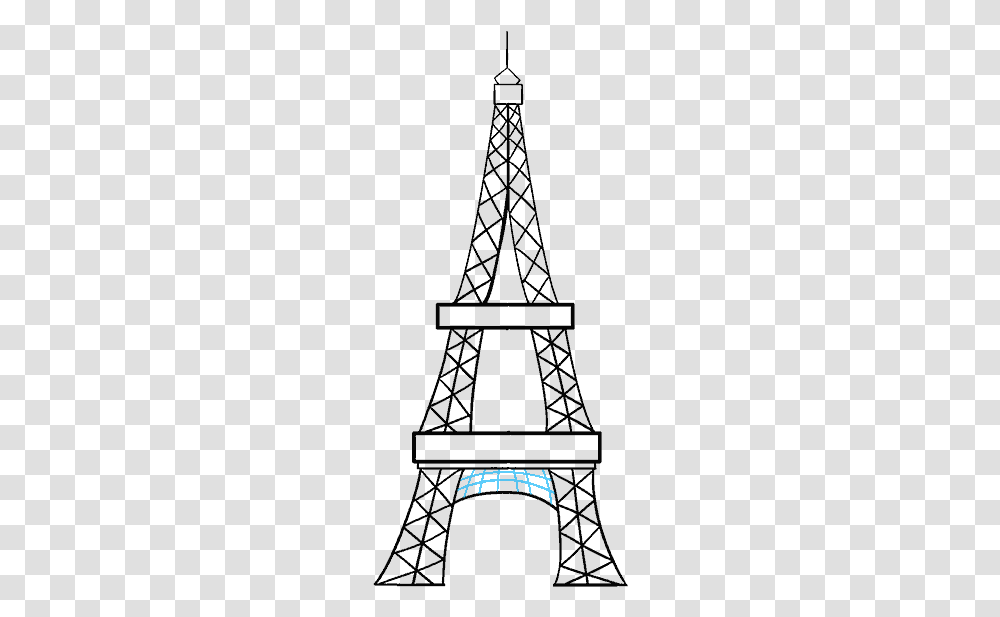 How To Draw Eiffel Tower Easy Eiffel Tower Sketch, Gray, World Of Warcraft Transparent Png