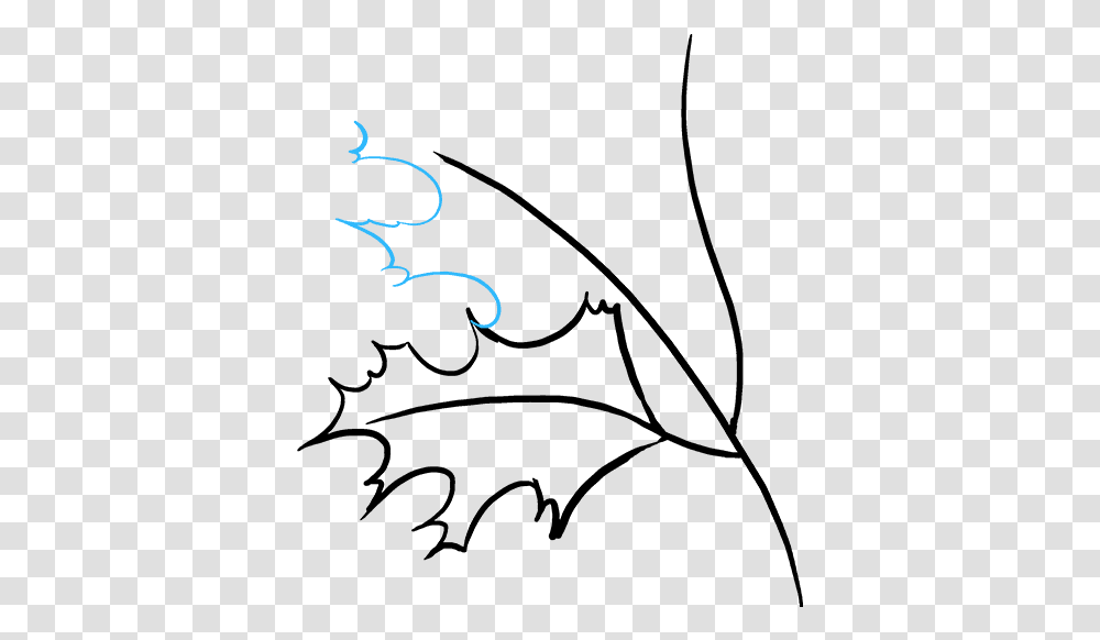 How To Draw Fall Oak Fall Leaves Drawing, Outdoors, Nature Transparent Png