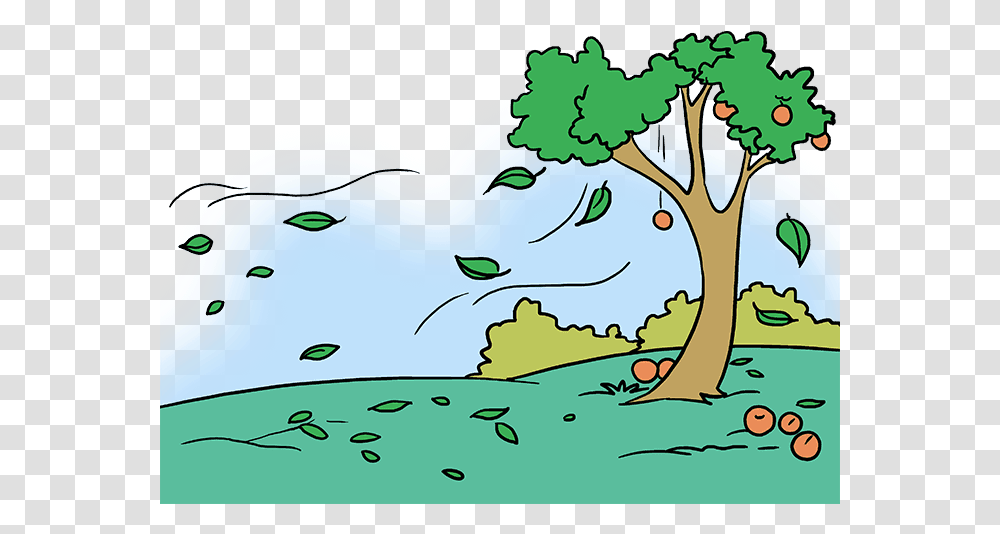 How To Draw Fall Scenery Cartoon Autumn Scenery Drawing, Tree, Plant, Doodle, Nature Transparent Png