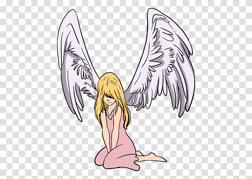 How To Draw Fallen Angel Fallen Angel Drawing Easy, Archangel, Comics, Book Transparent Png