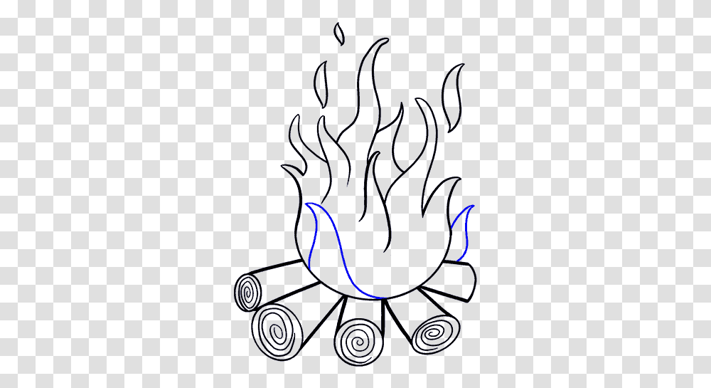 How To Draw Fire Fire Drawing, Pattern, Flame Transparent Png