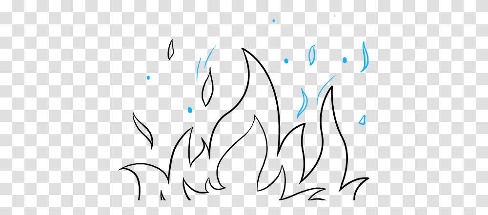How To Draw Flames And Smoke Simple Drawings Of Flames, Flare, Light, Outdoors Transparent Png