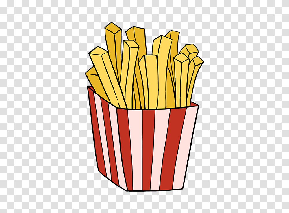 How To Draw French Fries, Food, Lamp, Portrait, Face Transparent Png