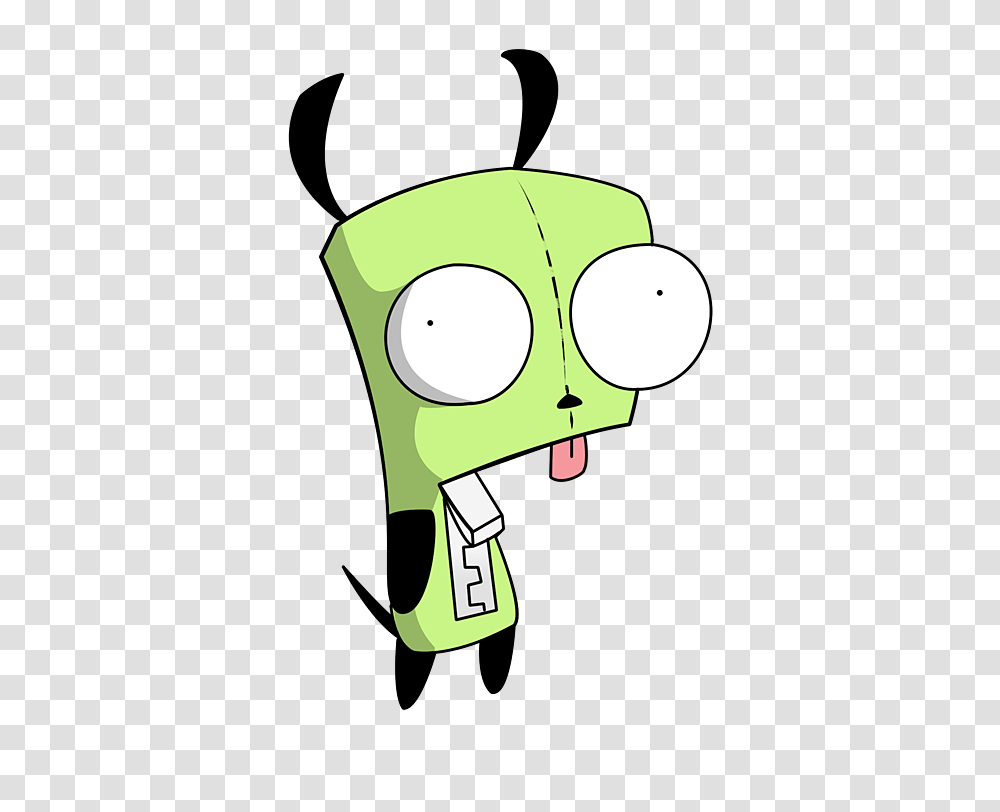 How To Draw Gir From Invader Zim Feltmagnet, Ornament, Tie, Accessories Transparent Png