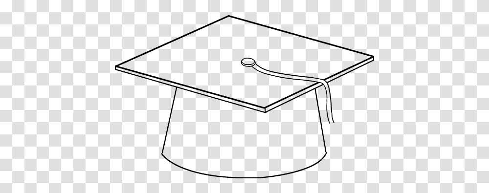 How To Draw Graduation Cap Line Art, Nature, Outdoors, Night, Outer Space Transparent Png