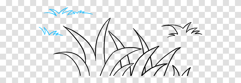How To Draw Grass Simple Grass Drawing Easy, Outdoors, Nature, Leisure Activities, Gray Transparent Png
