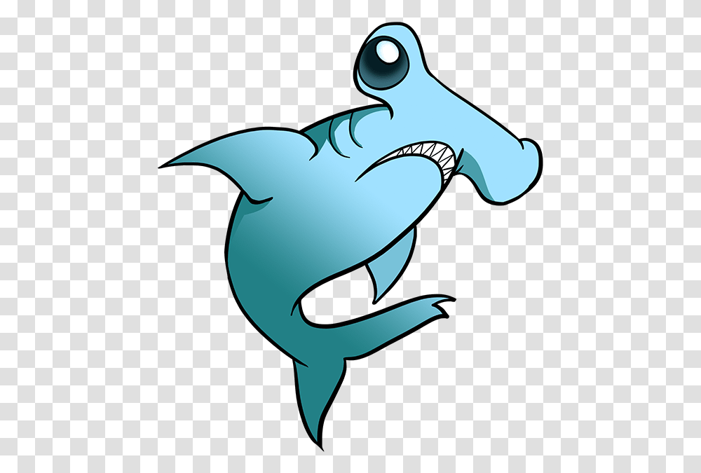 How To Draw Hammerhead Shark Cartoon Hammerhead Shark Drawing, Sea Life, Fish, Animal, Great White Shark Transparent Png