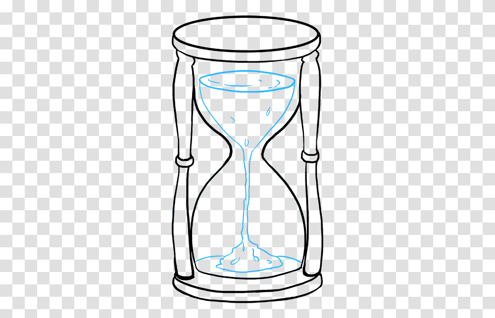How To Draw Hourglass Hourglass Drawing Transparent Png