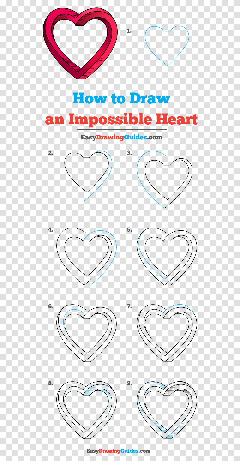 How To Draw Impossible Heart Draw The Impossible Heart, Outdoors, Nature Transparent Png