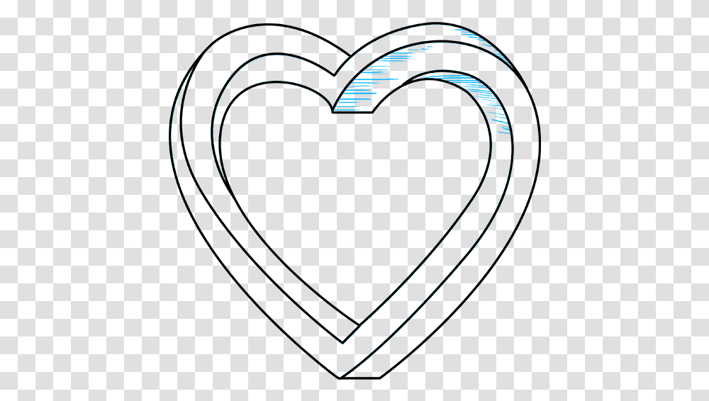 How To Draw Impossible Heart Heart, Bow Transparent Png