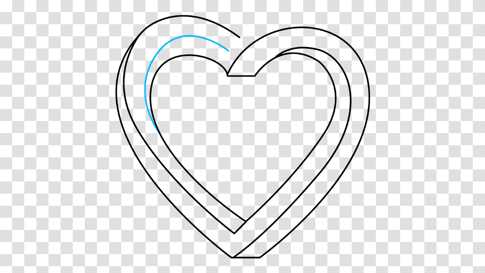 How To Draw Impossible Heart Heart Drawing, Outdoors, Nature, Face Transparent Png