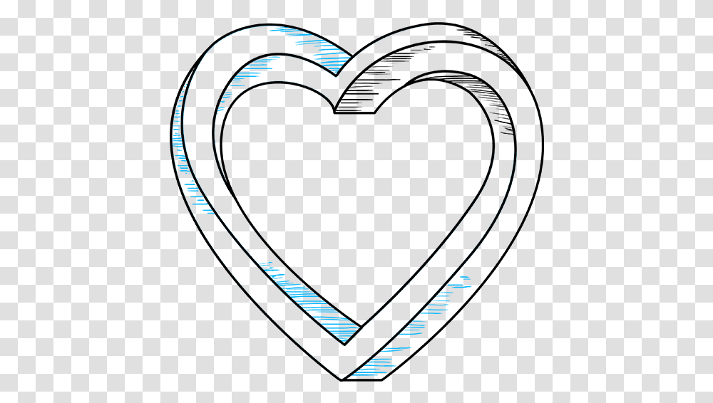 How To Draw Impossible Heart Heart, Plectrum Transparent Png