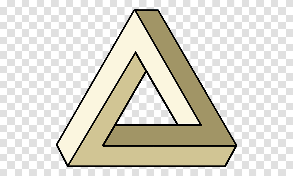 How To Draw Impossible Triangle Impossible Triangle Drawing Transparent Png