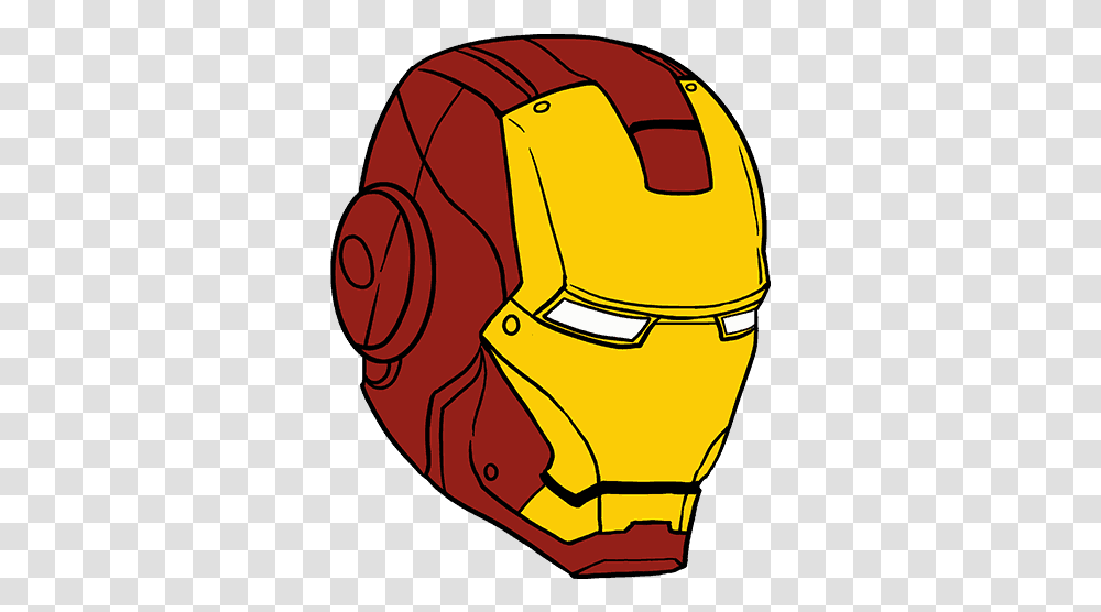 How To Draw Iron Man In A Few Easy Steps Easy Drawing Love You 3000 Wallpaper Avengers, Apparel, Helmet, Soccer Ball Transparent Png