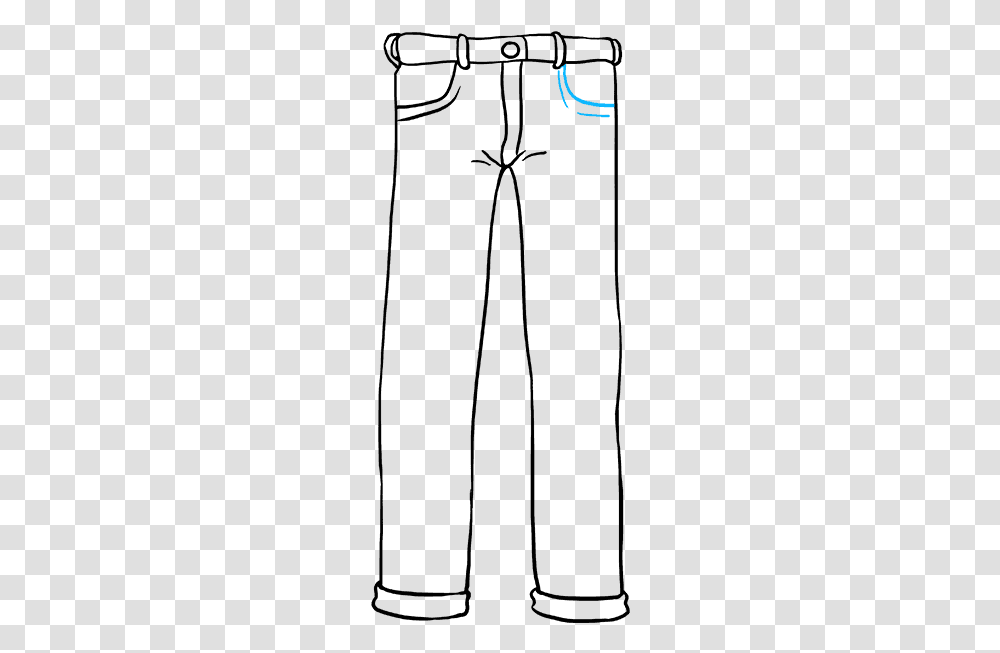How To Draw Jeans Easy To Draw Pants, Gray, World Of Warcraft Transparent Png