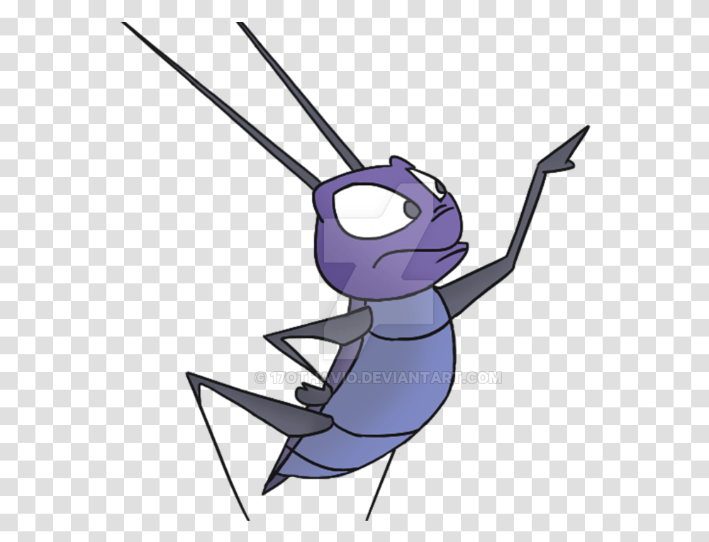 How To Draw Jiminy Cricket Step By A Insect Bat And Drawing Cricket From Mulan, Animal, Invertebrate, Sea Life, Bow Transparent Png