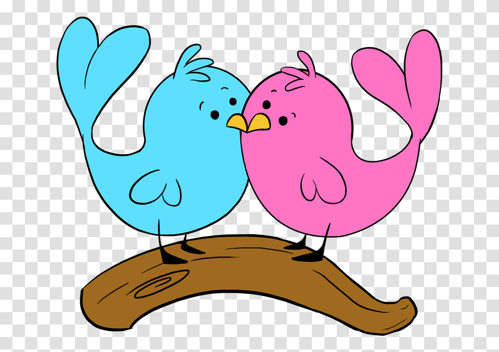 How To Draw Love Birds Easy To Draw Love Birds, Animal Transparent Png