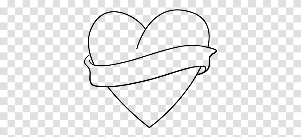 How To Draw Love Heart Drawing Easy, Gray, World Of Warcraft Transparent Png