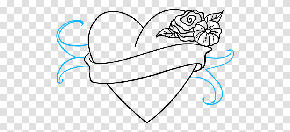 How To Draw Love Heart Easy Drawings, Outdoors, Nature, Light, Astronomy Transparent Png