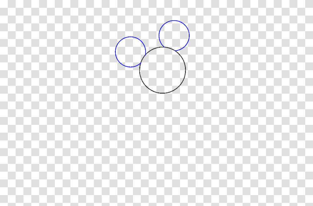 How To Draw Mickey Mouse Easy Drawing Guides, Bubble, Gray Transparent Png