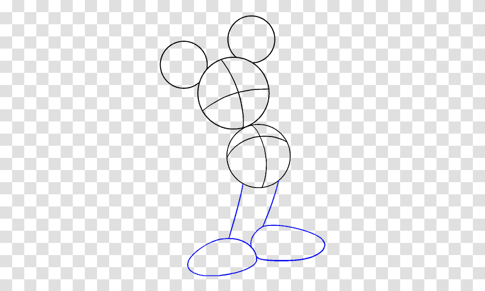 How To Draw Mickey Mouse, Light, Alphabet Transparent Png