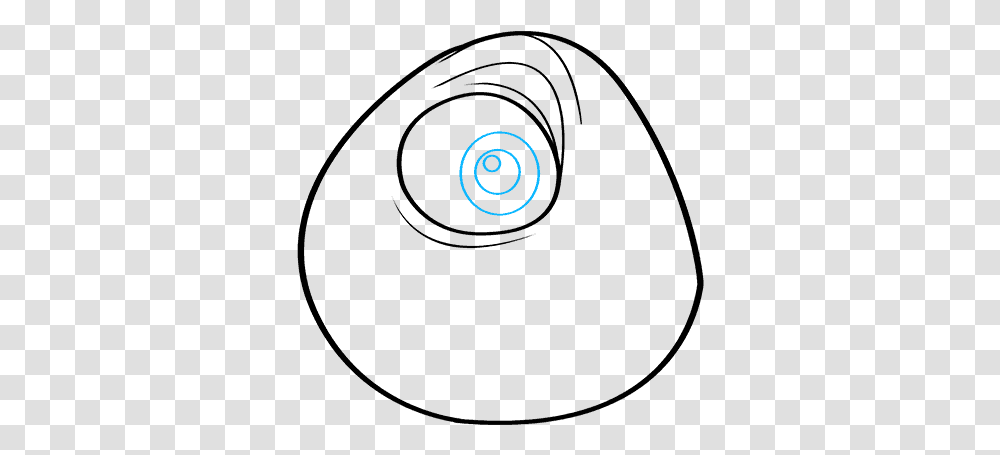 How To Draw Mike Wazowski From Monsters Inc, Spiral, Coil, Sphere Transparent Png