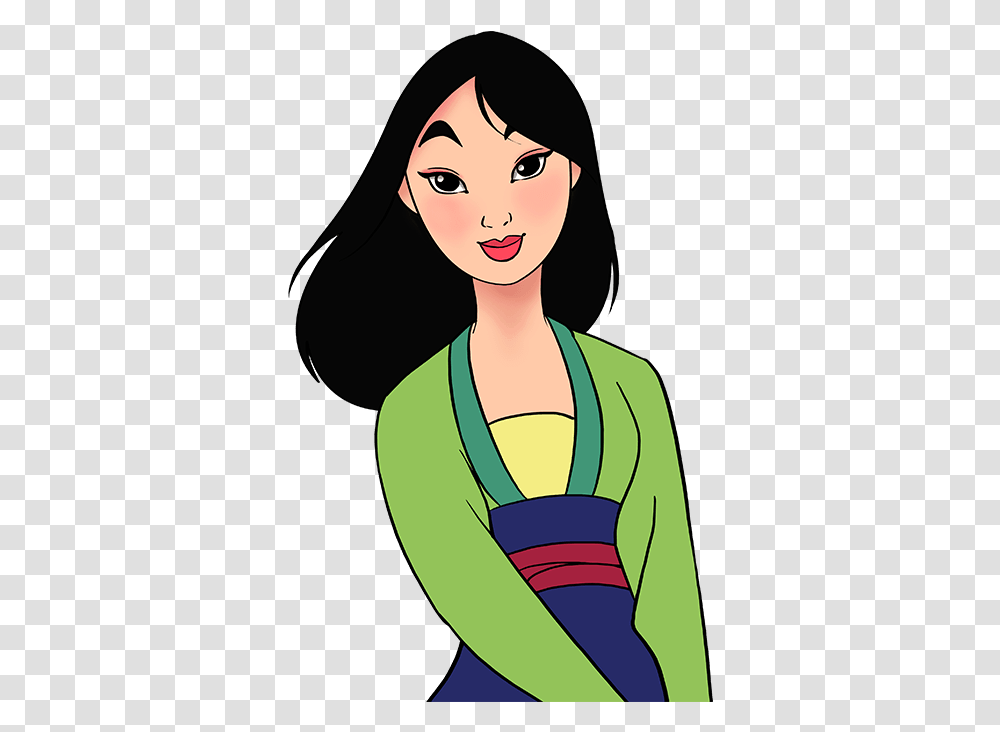 How To Draw Mulan Mulan Drawing Step By Step, Face, Person, Human, Female Transparent Png