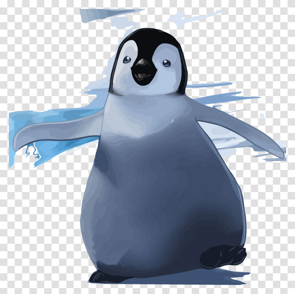 How To Draw Mumble Happy Feet Clipart Mumble, Penguin, Bird, Animal, Snowman Transparent Png
