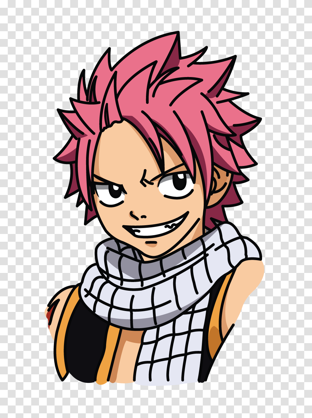 How To Draw Natsu Fairy Tail Anime Easy Step, Apparel, Book, Comics Transparent Png
