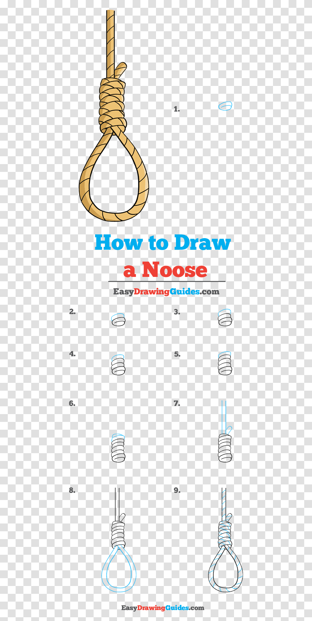 How To Draw Noose Transparent Png