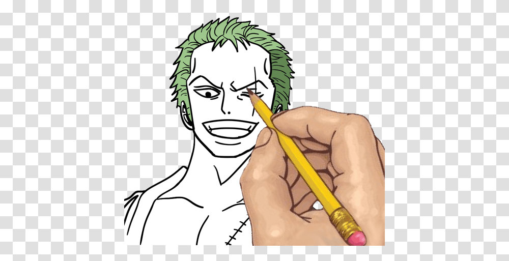 How To Draw One Piece Anime Manga Characters One Piece Character Drawing, Person, Human, Hand, Art Transparent Png
