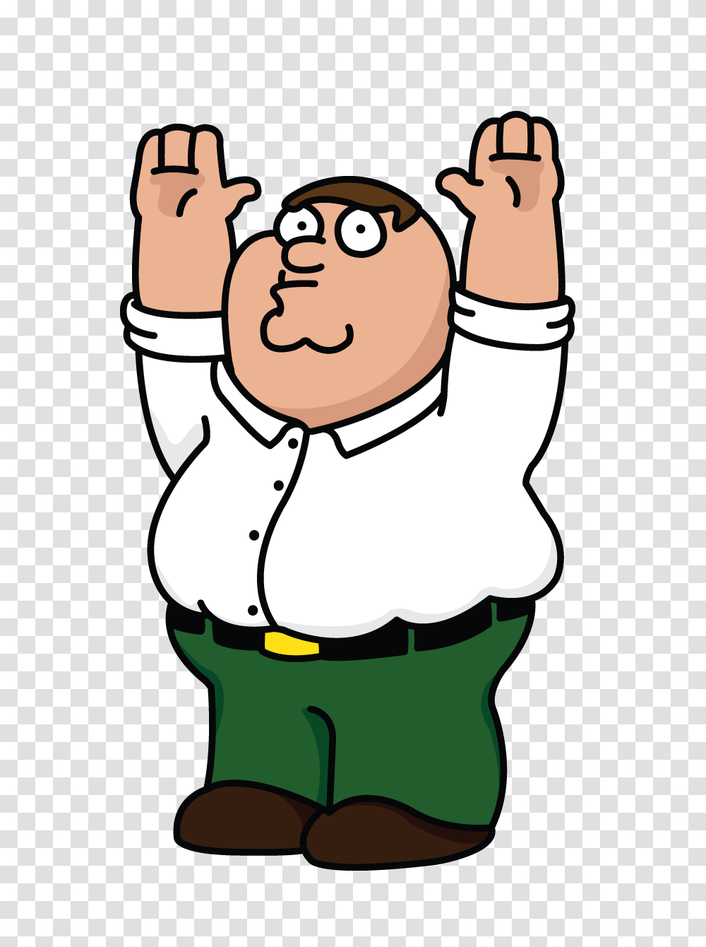 How To Draw Peter Family Guy Cartoons Easy Step, Chef, Hand Transparent Png