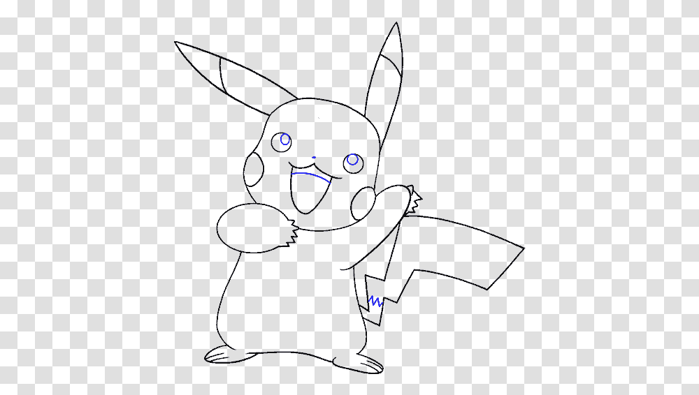 How To Draw Pikachu Cartoon, Cat, Pet, Mammal, Animal Transparent Png