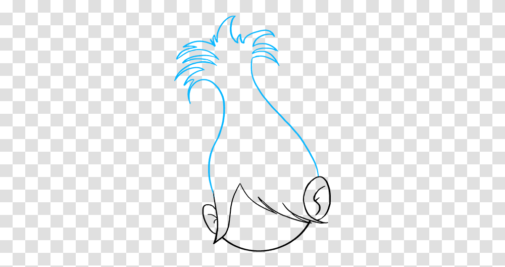 How To Draw Poppy From Trolls Poppy Troll Outline, Outdoors, Nature Transparent Png