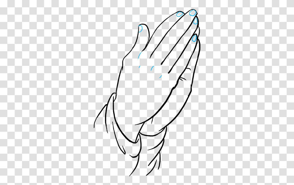 How To Draw Praying Hands Praying Hands To Draw, Flare, Light, Plot, Electronics Transparent Png