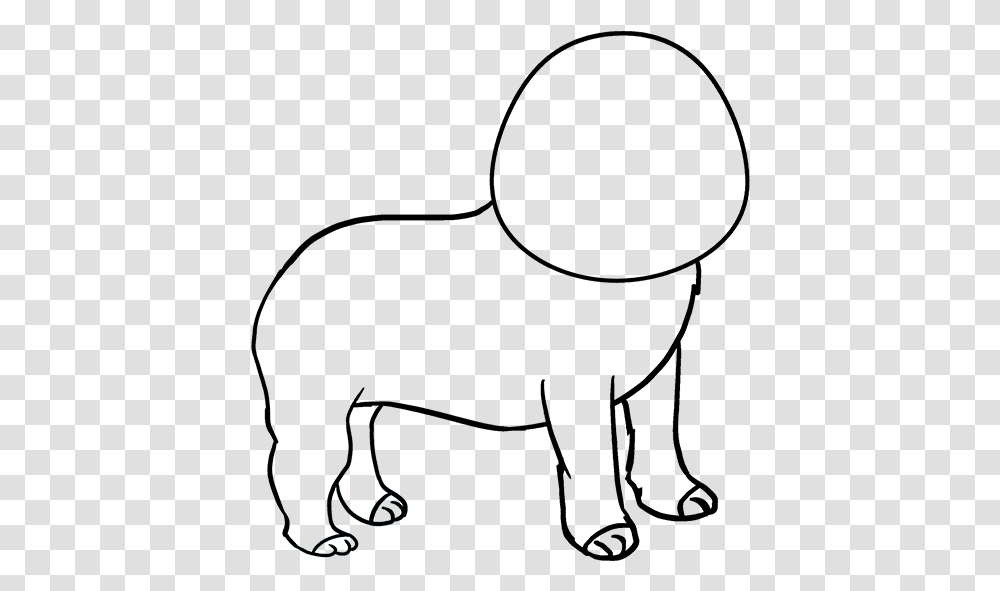 How To Draw Pug Draw A Pug, Silhouette, Mammal, Animal, Photography Transparent Png