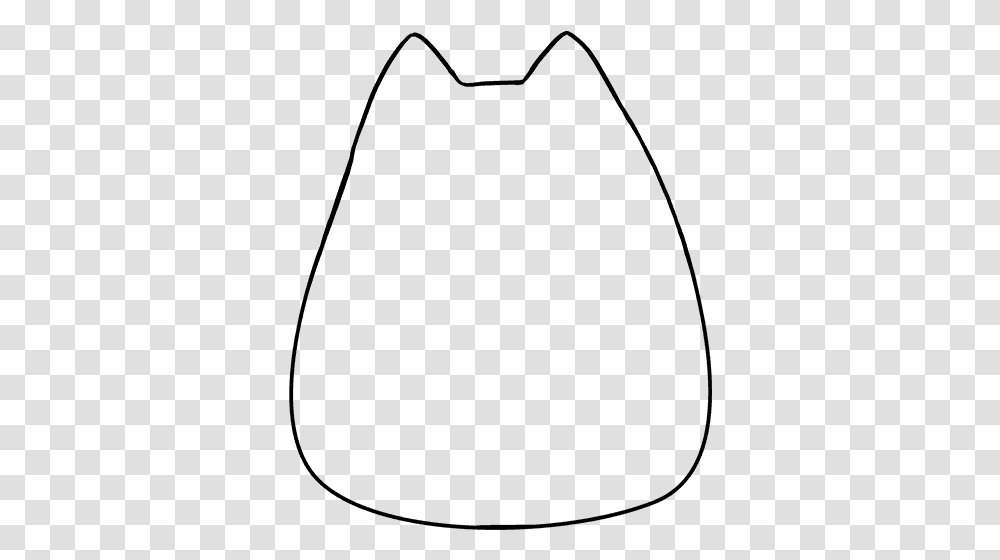 How To Draw Pusheen The Cat Line Art, Gray, World Of Warcraft Transparent Png