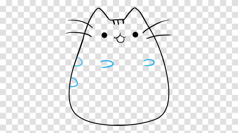 How To Draw Pusheen The Cat, Number, Alphabet Transparent Png
